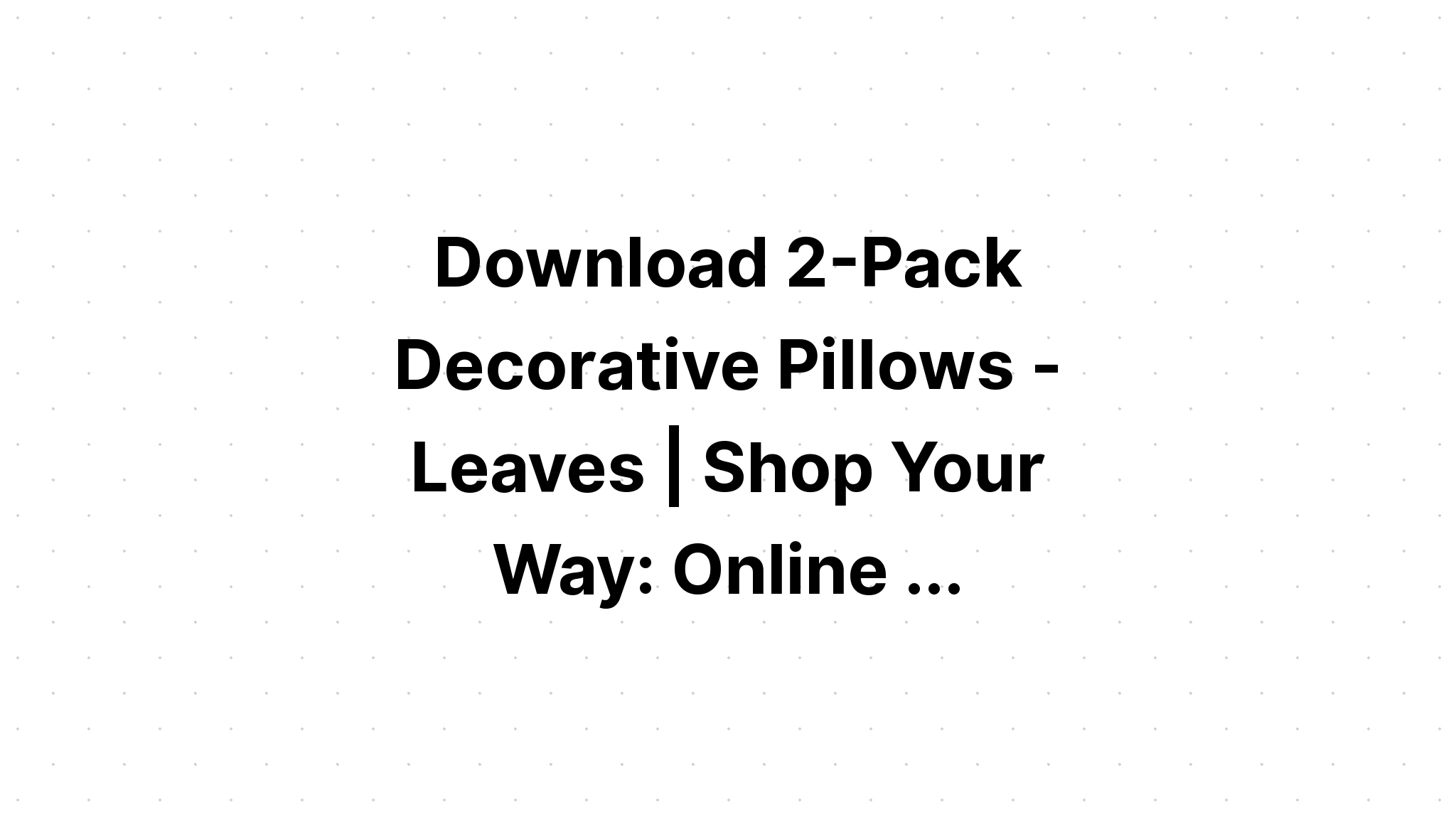 Download Pillow Bundle SVG File